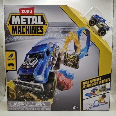 ZURU Metal Machines Road Rampage Track Set 6701 Neu Karton Gebrauchsspuren