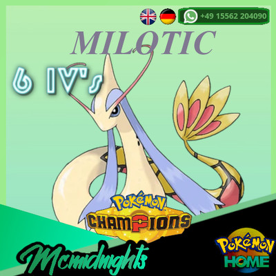  SHINY 6IV Miltoc Battle Ready   Pokemon Champions   Pokemon Home  GERMAN