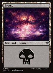 Swamp #272 Edge of Eternities - MTG Basic Land