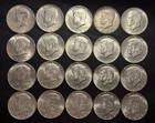 1964 kennedy half dollar roll 90% Silver Fresh Uncirculated