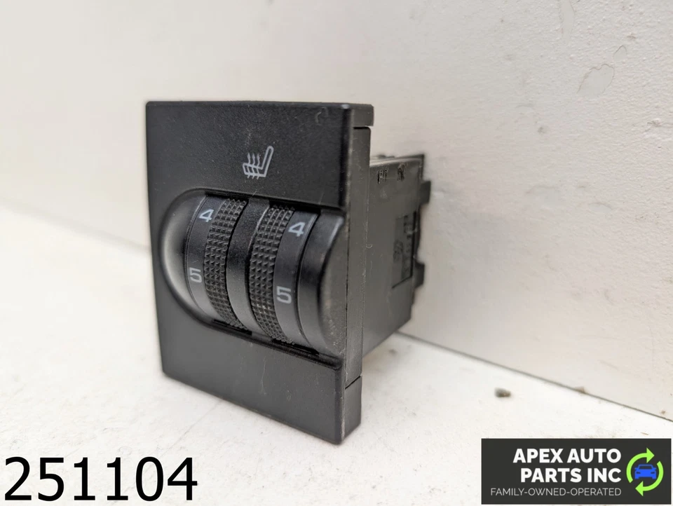 OEM 2001 Volkswagen Cabrio GLX 2.0L Heated Seat Control SWITCH ASSEMBLY - Image 3 of 4