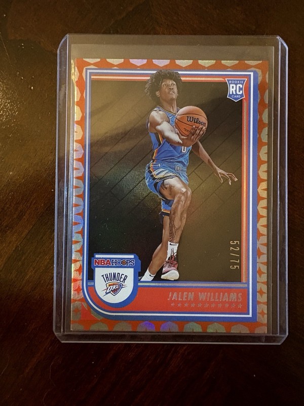 Jalen Williams 2022-2023 Panini NBA Hoops Gravity # 52/75 Rookie