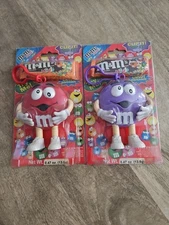 M&M's Minis Dispenser Clip It Purple & Red M&M Galerie 2005 Sealed FREE SHIPPING