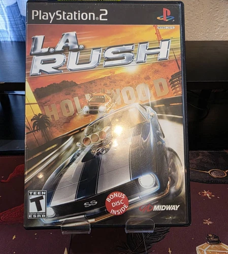 L.A. Rush (Sony PlayStation 2, 2005) PS2 Rare with Bonus disk No Manual