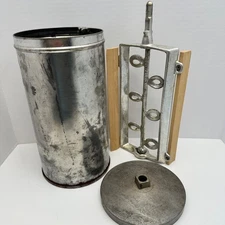 White Mountain 6 Qt. Ice Cream Freezer Maker Canister Paddle Lid Parts Only 