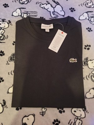 Lacoste Classic Fit Black T-Shirt Men's Size M