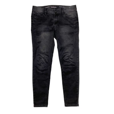 Basic House Front Seam Detail Skinny Jeans Womens 28 Faded Black