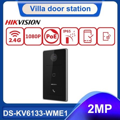 Hikvision DS-KV6133-WME1 IP Villa Door Station 2-way Audio PoE WiFi Hik-Connect