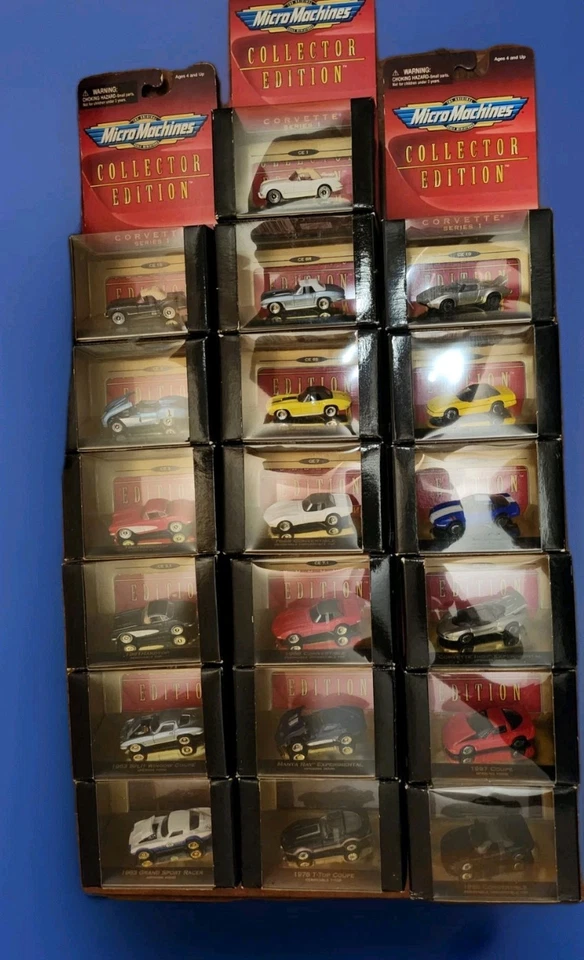 Micro Machines Z89 Series 1 Collector Edition 19 Corvette Collection 1/6,700 OBO - Image 4 of 4