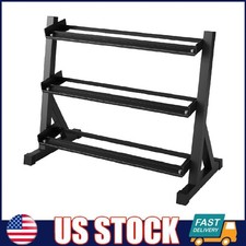 Dumbbell Rack, 3-Tier Heavy Duty Weight Storage Rack for Home Gym Dumbbells Set