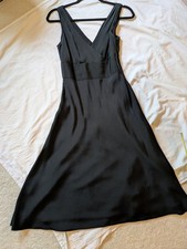 J Crew Black Silk Dress 6