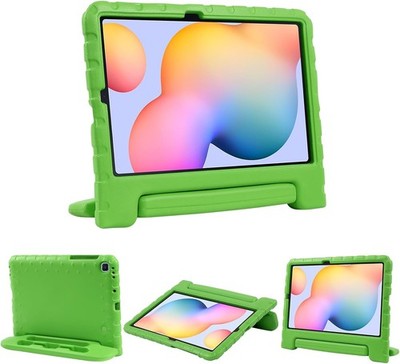 Case for Samsung Galaxy Tab S6 Lite 10.4'', Shockproof, Handle Stand, Green