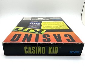 Casino Kid (Nintendo NES 1989) Authentic Tested Game + Original Box + Slipcover