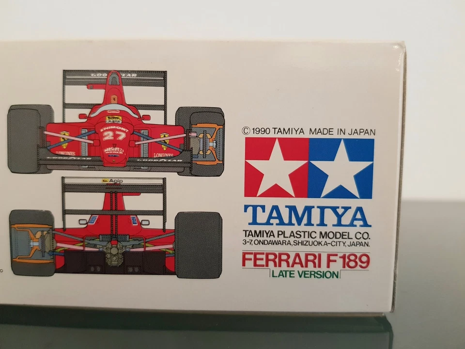 TAMIYA FERRARI F 189 GP Portuguese " Mansell / Berger " 1:20 # 20024 NEU 1990 - Bild 4 von 4