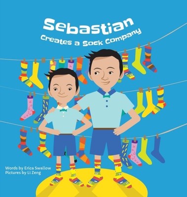 Swallow - Sebastian Creates A Sock Company - New hardback or cased boo - X555z