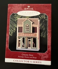 Hallmark 1998 Nostalgic Houses and Shops GROCERY STORE 15th In Series Ornament