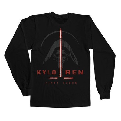 Star Wars Long Sleeve Shirt KYLO REN FIRST ORDER Officially Licensed