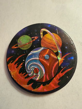 Vintage Yin/Yang Metal Pog Slammer