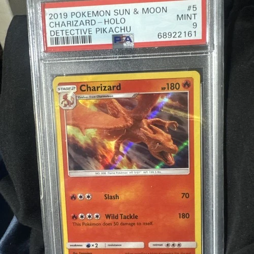 Charizard 5/18 Detective Pikachu Holo CGC 9