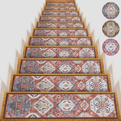 Non-Slip Carpet Stair Treads for Wooden Steps Indoor Set of 15 Pack 8'' X 30'' Pee