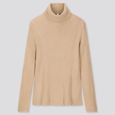 Uniqlo Smooth Heathtech Turtleneck - Size L - 5+ items free AU post