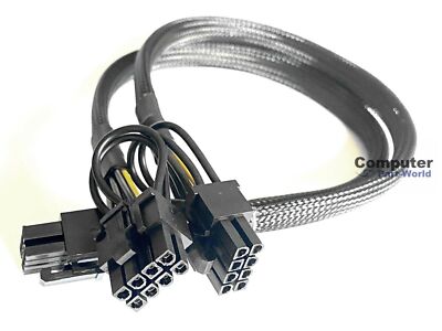 8+8pin PCI-E VGA Power Supply Cable for   RM750x 80PLUS and GPU 50cm #F12