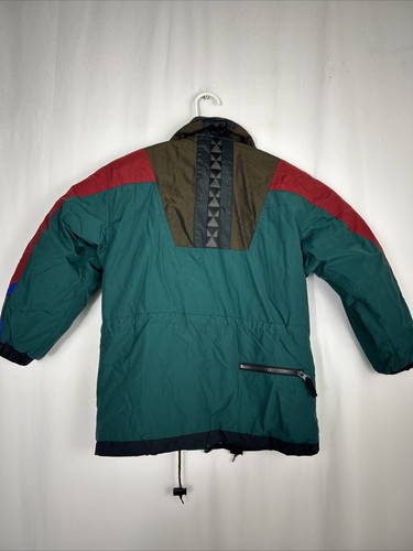 Vintage Obermeyer Juniors 8 Ski Jacket Major Air Color Blocked Full Zip Nylon - Picture 12 of 16