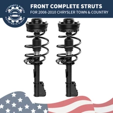 Front Struts Shock w/ Spring For 08-10 Chrysler Town Country Dodge Grand Caravan