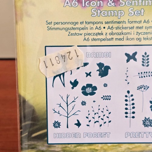 Disney Bambi A6 Icon & Sentiment Stamp Set DIS1810 - Picture 5 of 9
