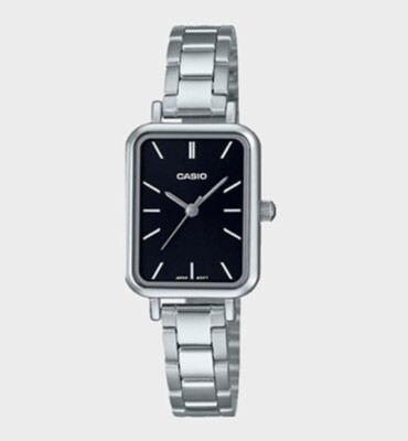 Casio LTP-V009D | Classic Square Design | Edelstahl | Schlicht & Elegant | E