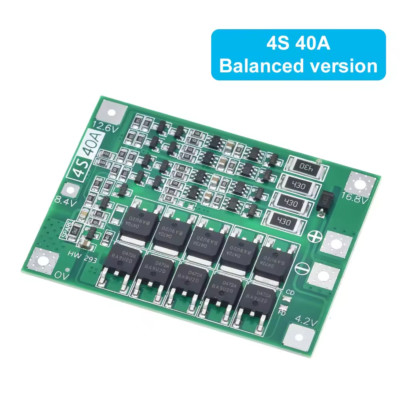 BMS 4S 40A 16,8V Balance Platine für Li ion Akku, Batterie Schutz Platine