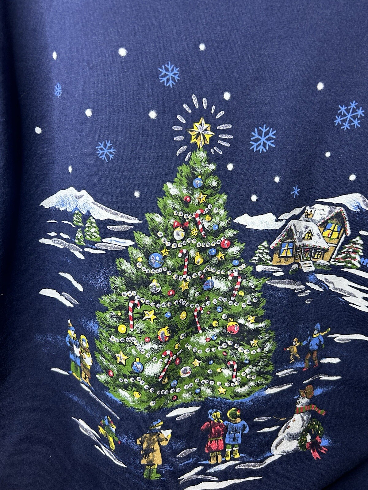 Vintage Basic Editions Christmas Tree Sweater Car… - image 4