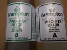 20/20 Pro Fix 8oz Kit Golf  Adhesive Long Cure, Brampton Technology 2/4oz Bottle