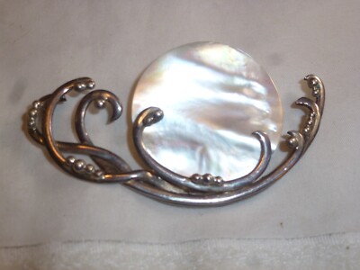 Zealandia Designs Sterling Silver 925 Mother of Pearl Abalone  display picture 1