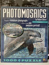 Dolphin Photomosaics 1026 Pc Jigsaw Puzzle by Buffalo Games USA Made NEW SEALED!