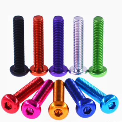 M3x25/30mm Aluminum Alloy Lengthen Full Thread Round Head Hexagon Socket Screws