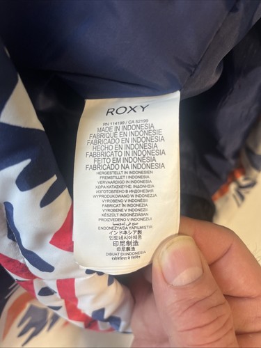 ROXY Snowboard Ski Jacket Girls Size 16 2XL Faux Fur Hood Detach Dry Flight 10K - Picture 4 of 15