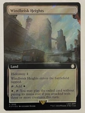 Windbrisk Heights Extended Surge Foil - Universes Beyond: Fallout PIP MTG