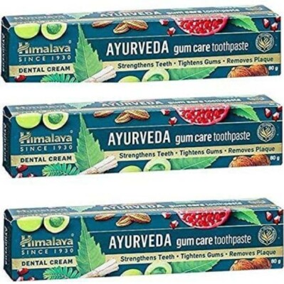 6X HIMALAYA Ayurveda Gum Care Toothpaste  80 gm free shipping