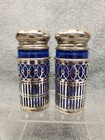 Cobalt Blue Glass Salt And Pepper Shakers — photo 3