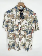 NEW Jimmy Buffet Margaritaville Men’s Hawaiian Shirt 100% Rayon Size Small #28