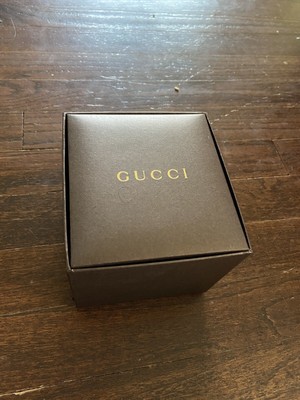 Authentic Gucci Watch Box Only Brown With Pillow And Booklet | eBay