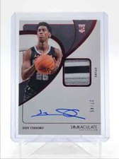 SIDY CISSOKO 2023-24 IMMACULATE RPA ROOKIE PATCH RED A RC AUTO 27/49