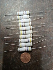 10 Pieces 470 Ohm 5 Watt 3W 5% Tolerance Metal Oxide Film Resistor FREE SHIPPING