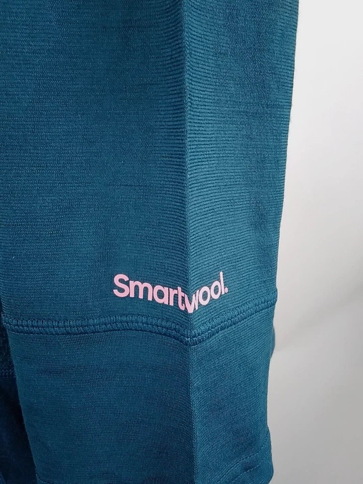 Smartwool Mujer Bicicleta de Montaña Manga 3/4 Jersey Azul Crepúsculo Mediano 02743-G74 Foto 4 de 4