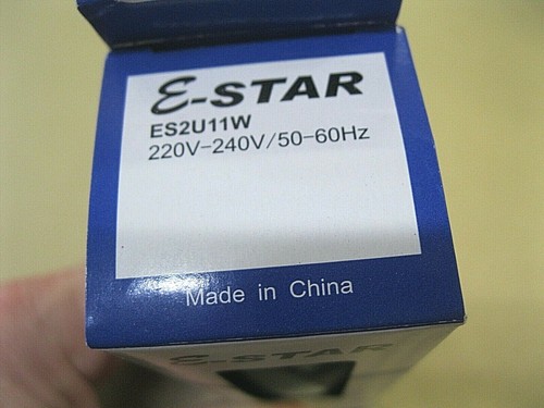 E-STAR x 5 ES2U 11W E27 660lm ENERGY SAVING LAMP (SCREW FITTING) - Picture 5 of 6
