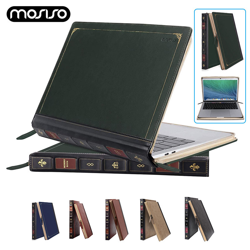 PU Leather Laptop Sleeve Case for MacBook Air Pro 13 14 15 16 inch