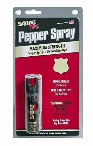 Spray para Defensa personal SUPER RED PEPPER 22 g CON CLIP - Sabre