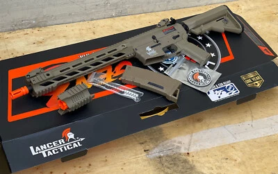 Lancer Tactical Gen 3 Interceptor SPR Airsoft M4 AEG Rifle 380-400 FPS CQB Ready