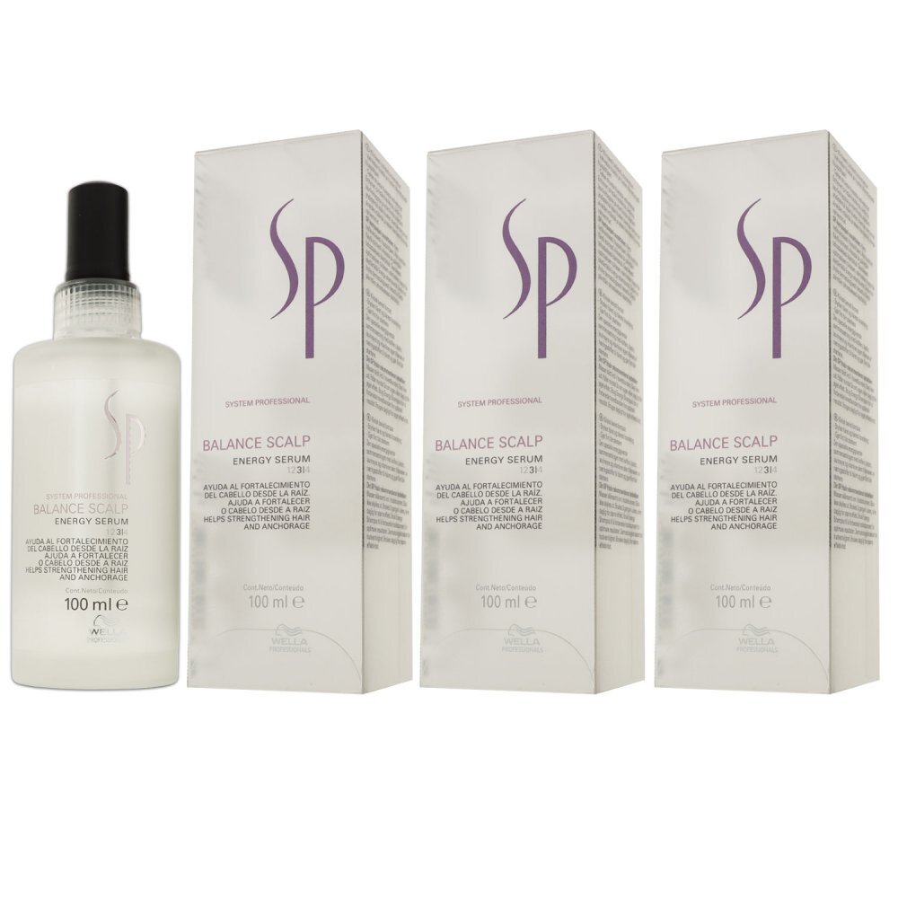 Wella SP Balance Scalp 3 x 100 ml Energy Serum Set